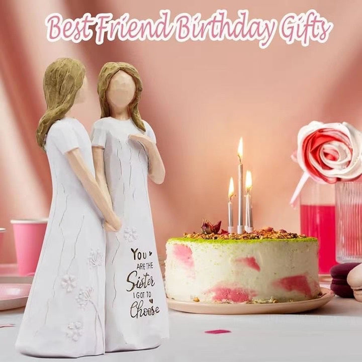 Sister Bonding Figurine