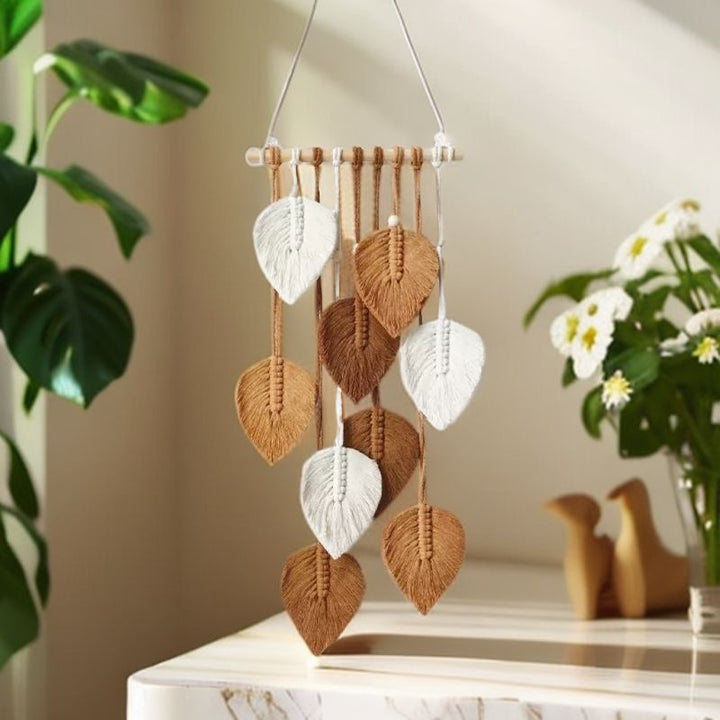Decorative Leaf Motif Wall Hanging