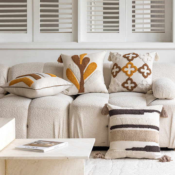Textured Decorative Throw Pillow