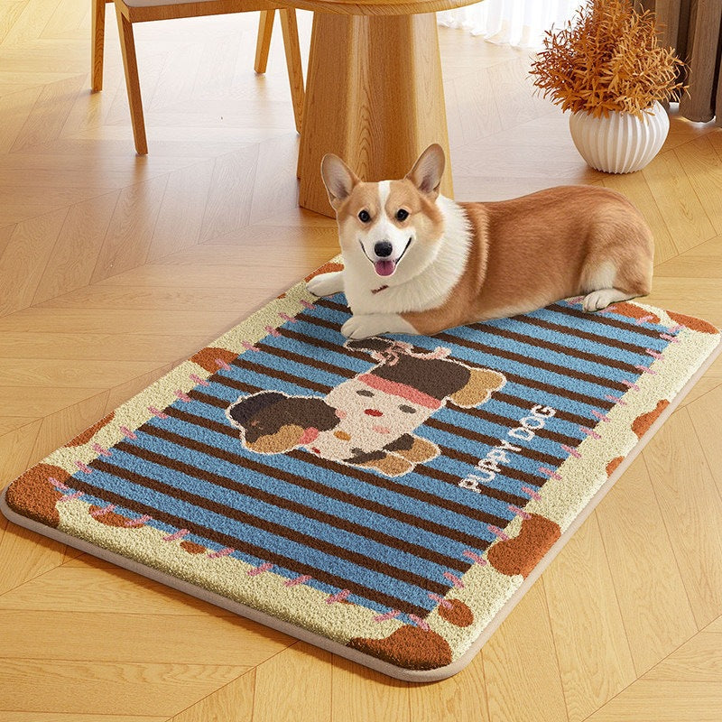 Cat-Themed Non-Slip Bath Mat for Bathroom