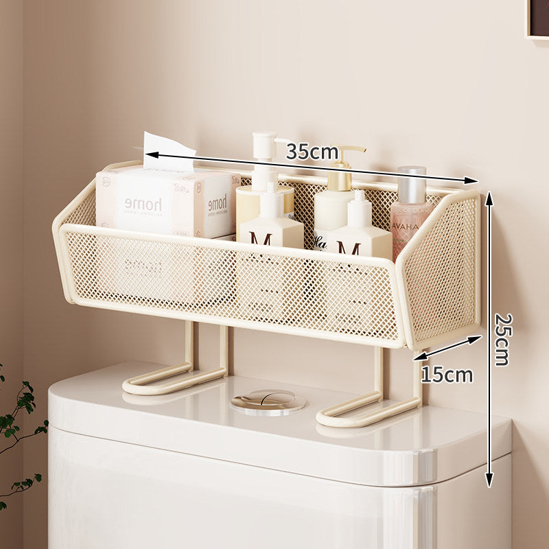 Mesh Two-Tier Bathroom & Countertop Organizer Shelf
