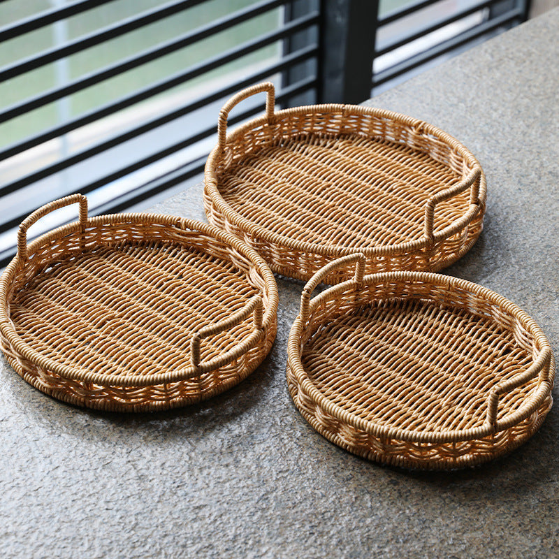 Handcrafted Wicker Storage Basket