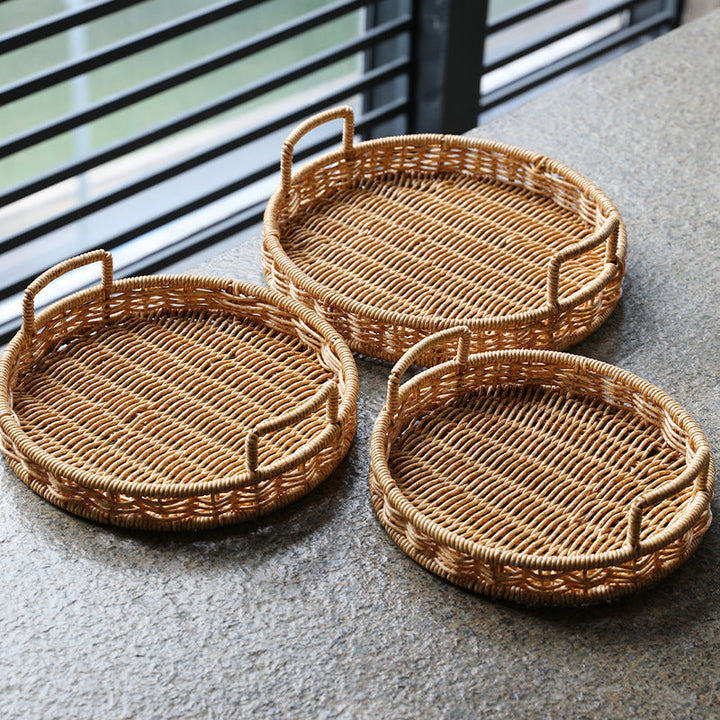 Handcrafted Wicker Storage Basket