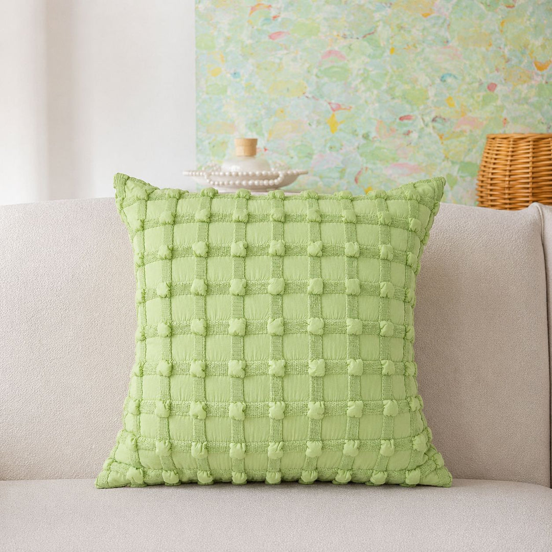 Textured Woven Decorative Throw Pillow