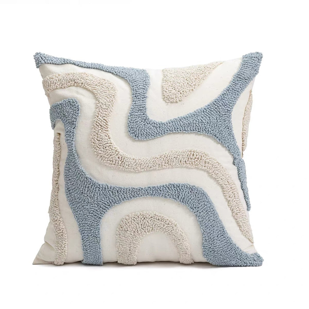 Textured Wave Design Cushion