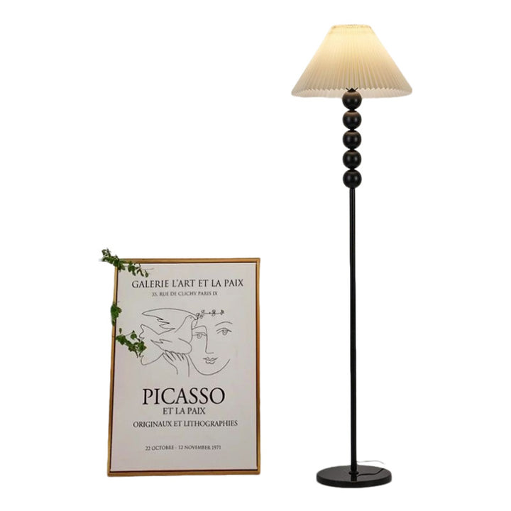 Contemporary metal floor lamp