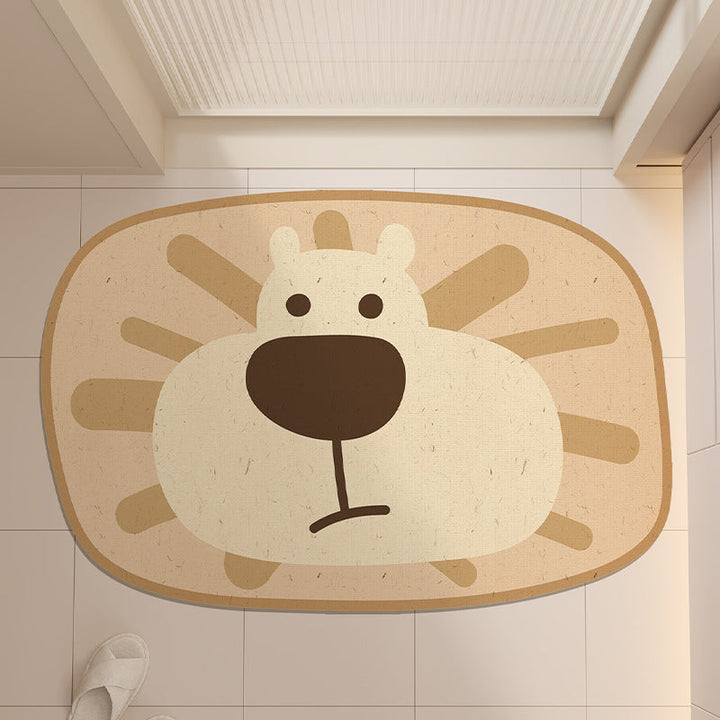 Adorable Frog-Shaped Bath Mat