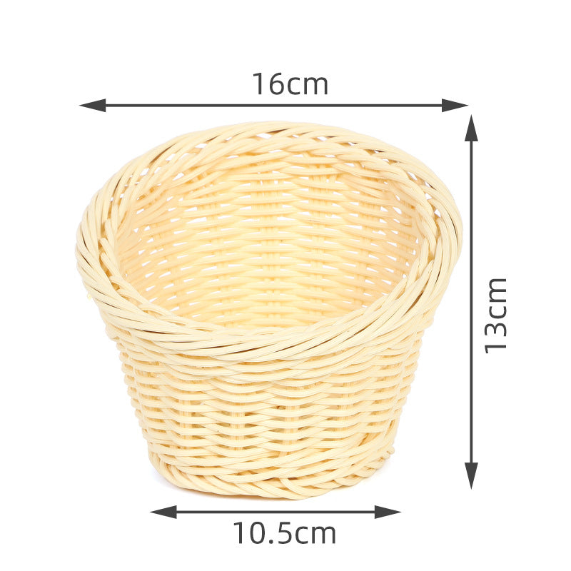 Decorative Woven Round Basket