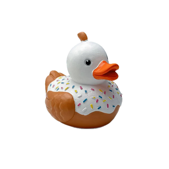 Decorative figure rubber duck with surprise element