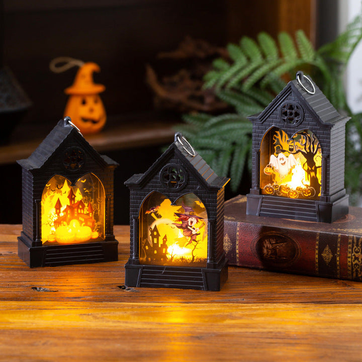 Creepy Lantern with LED Effects