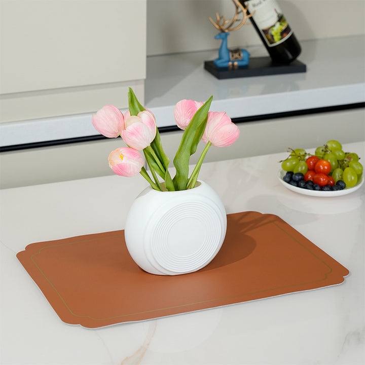 Artistic Round Decorative Planter