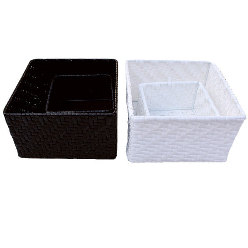 Nested Woven Storage Baskets Set