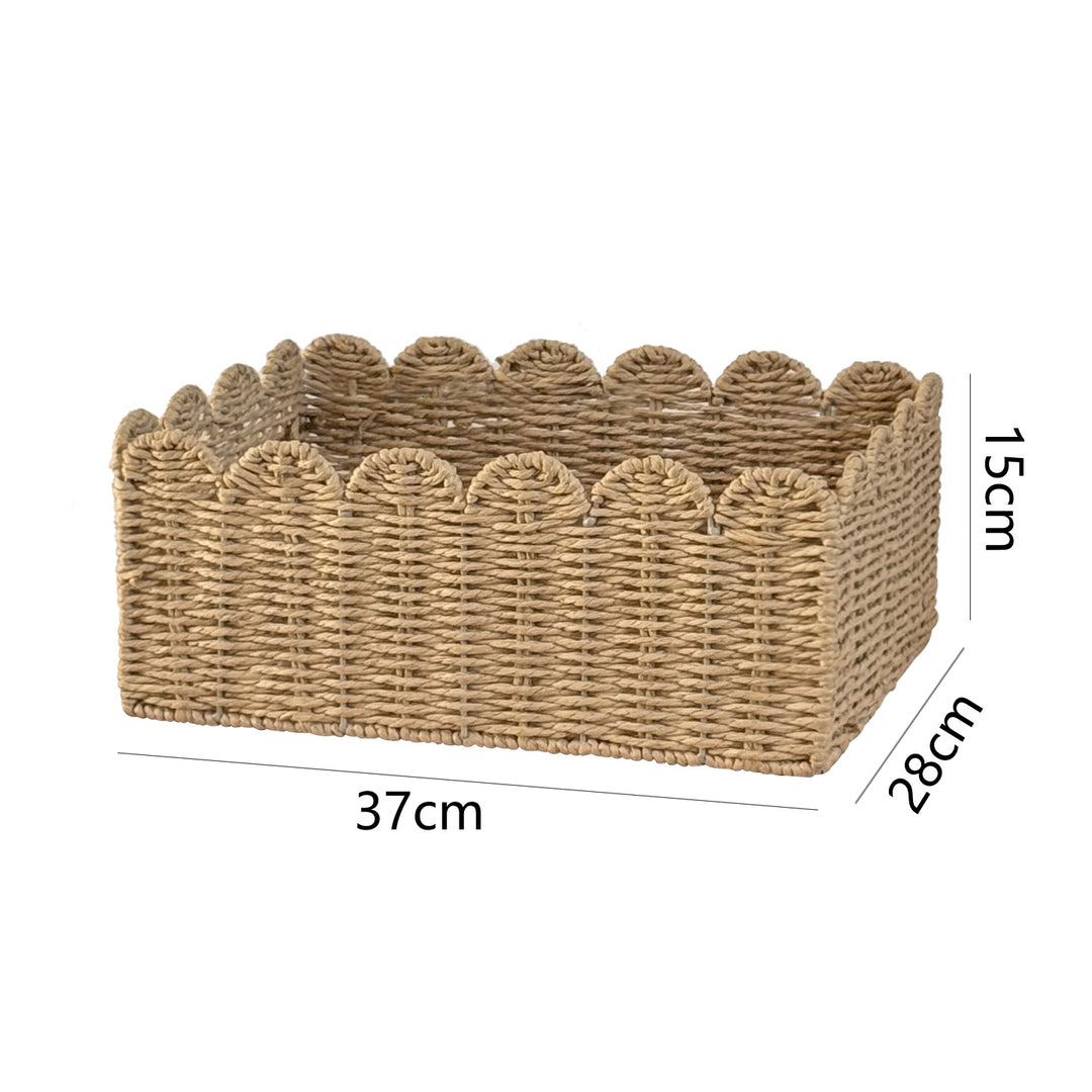 Decorative storage basket