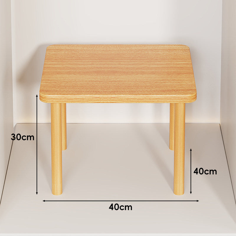 Adjustable Multi-Height Wooden Monitor Riser and Desktop Shelf