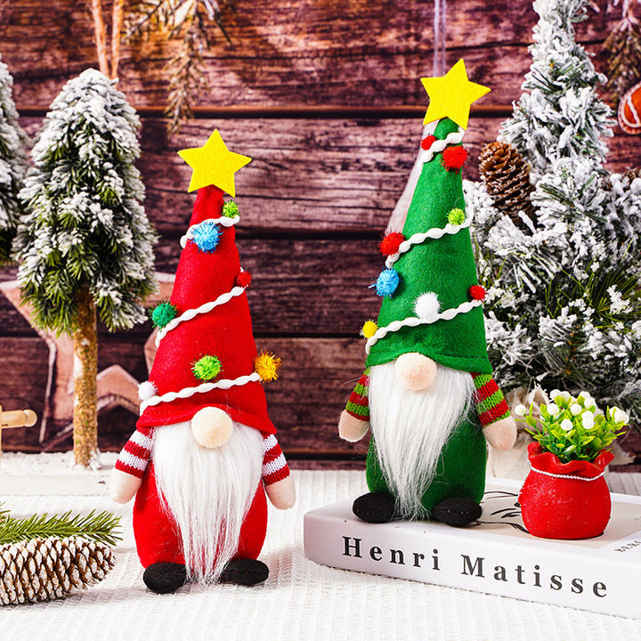 Decorative Christmas gnome figure