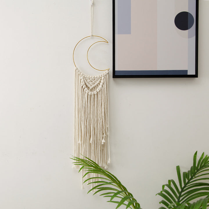 Macramé Moon Wall Hanging