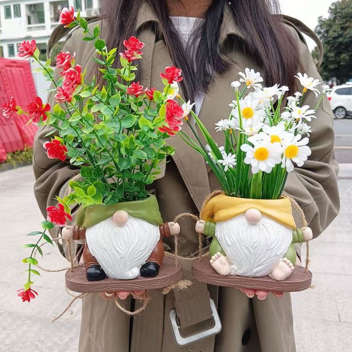 Playful Gnome Planter