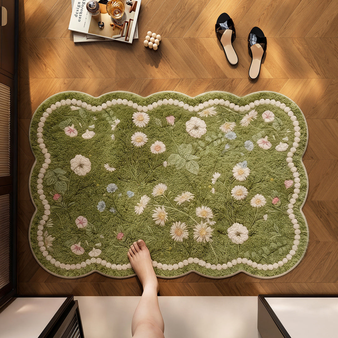 Floral Patterned Area Rug