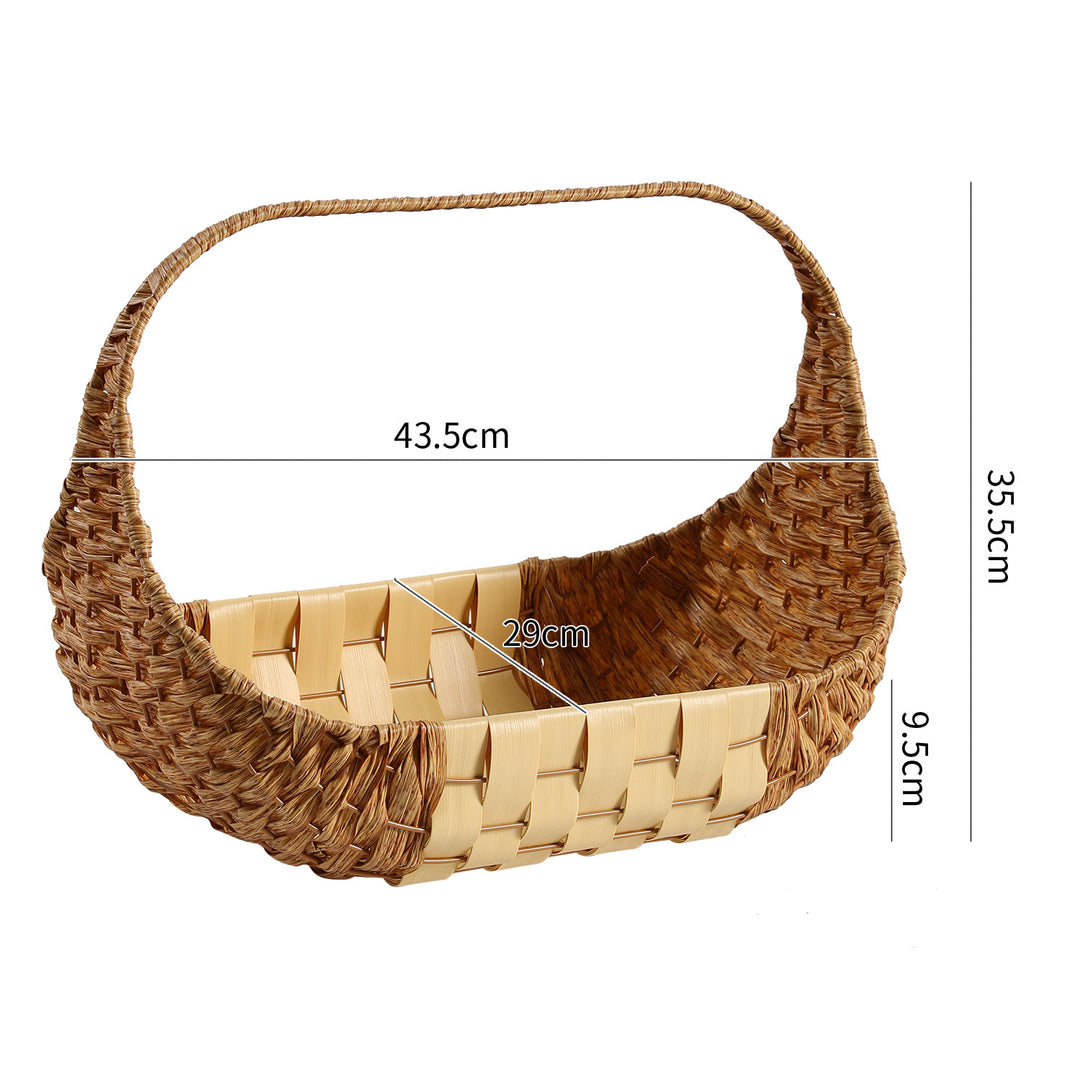 Handcrafted Rattan Storage Basket