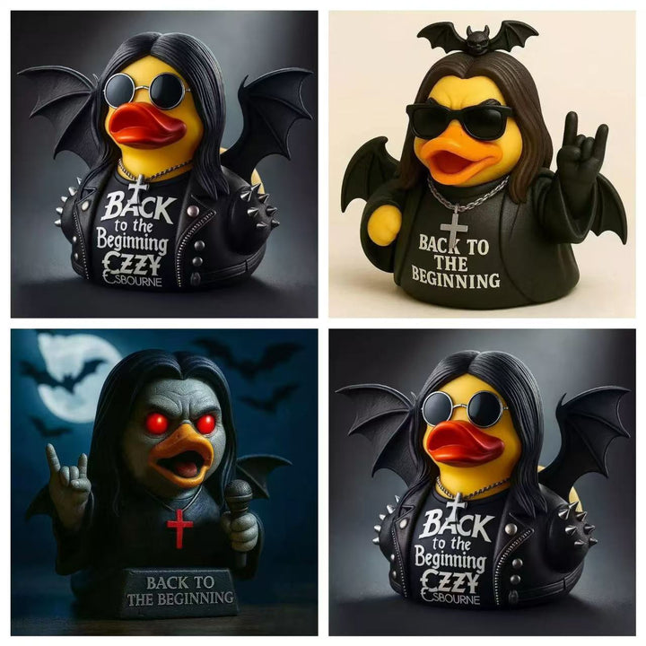 Funny rubber duck with rocker design