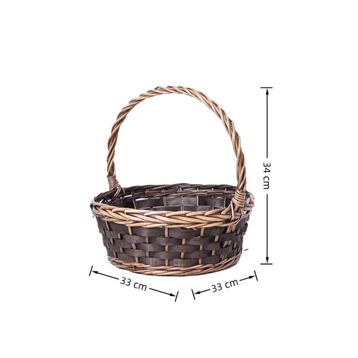 Handcrafted Decorative Woven Storage Basket