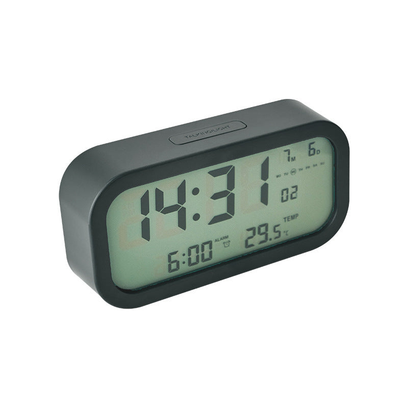 Digital Alarm Clock with Large LED Display and Temperature Function