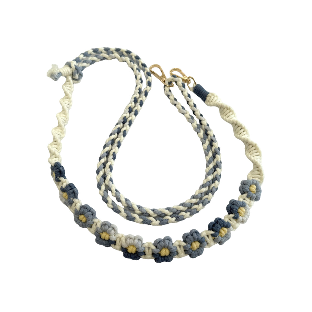 Handcrafted Floral Macrame Keychain