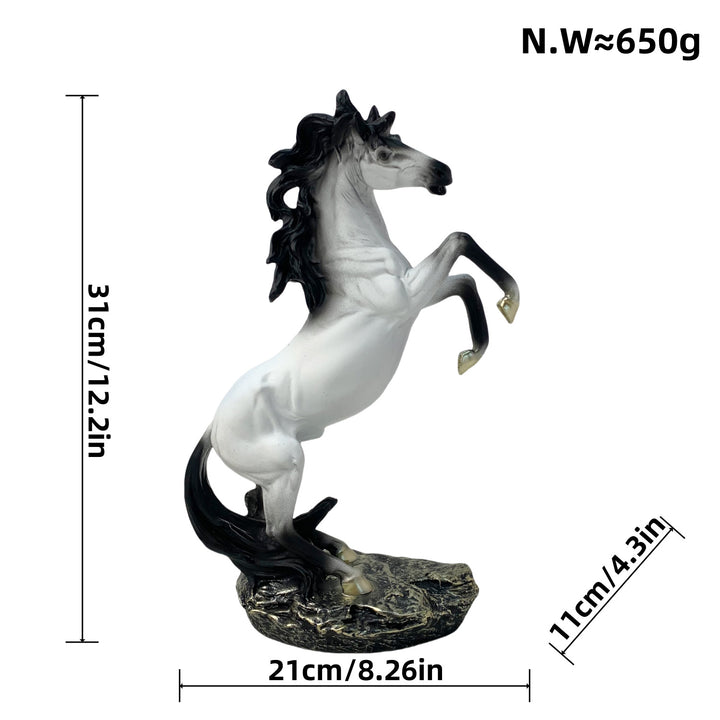 Decorative horse sculpture