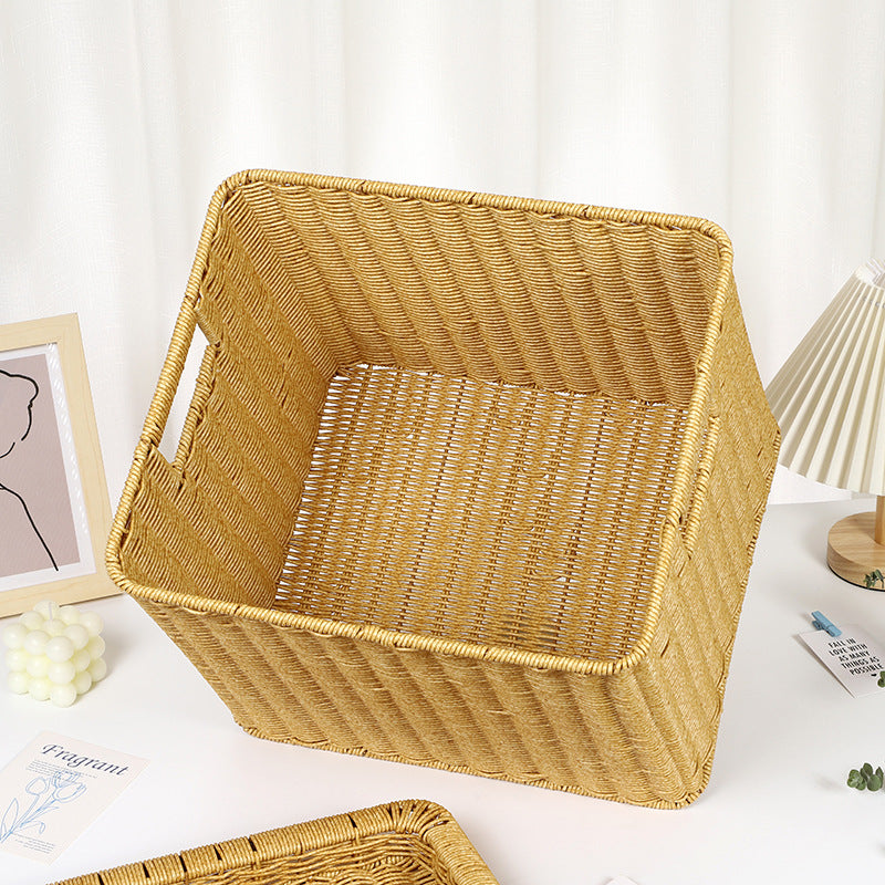 Natural Fiber Storage Cube