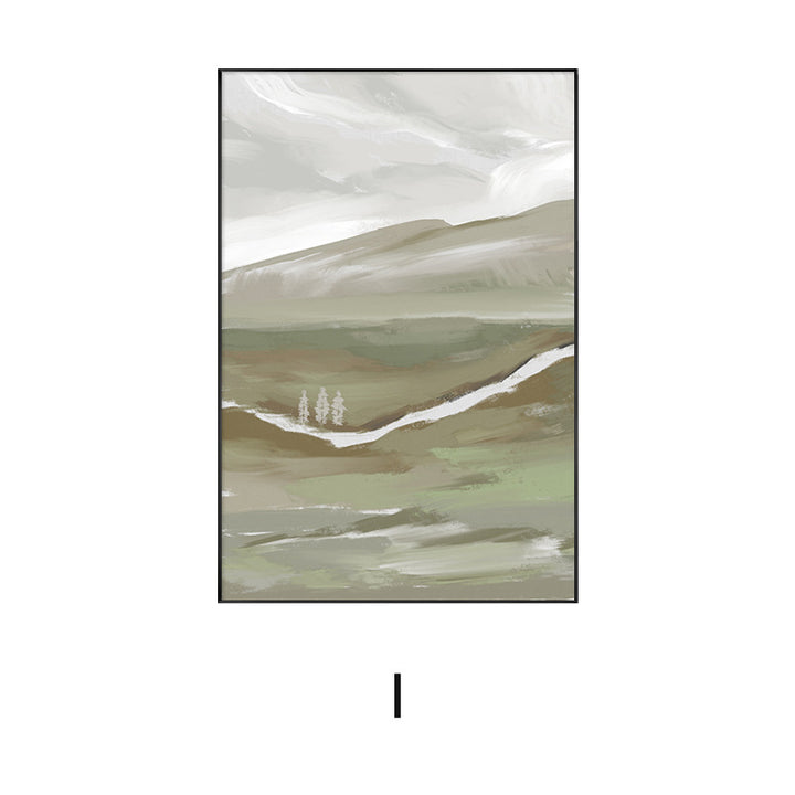 Framed Abstract Landscape Artwork