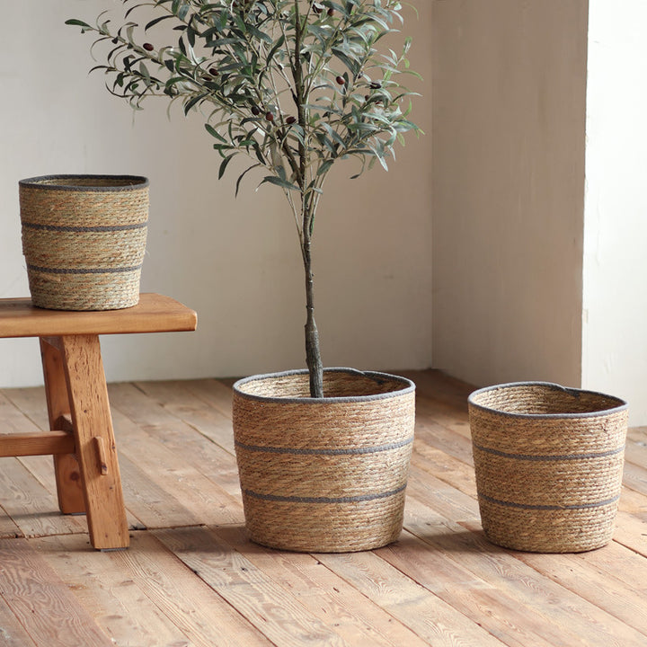 Handwoven decorative basket