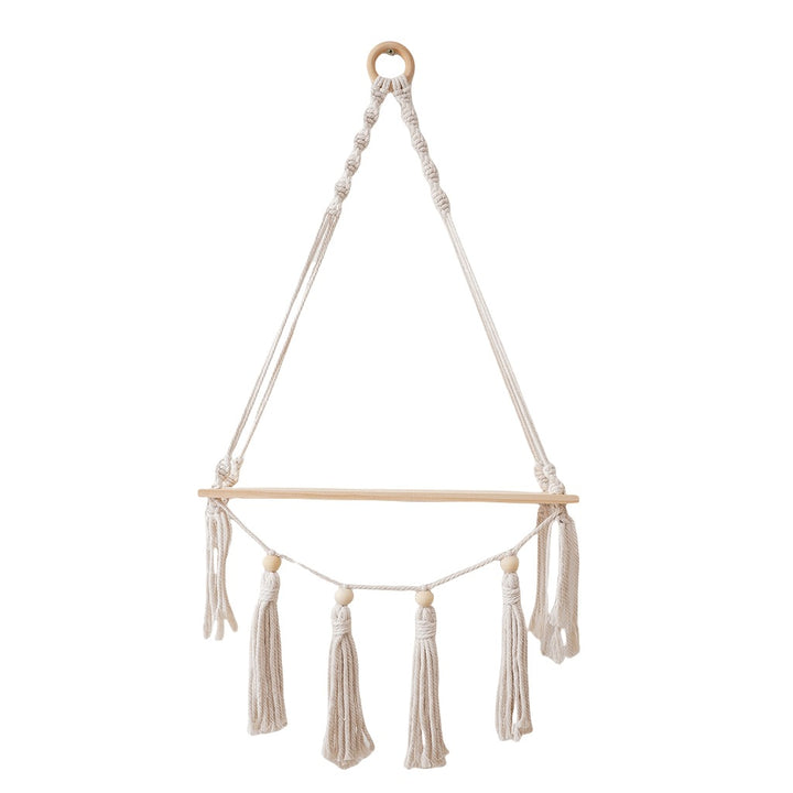 Decorative Macrame Hanging Shelf