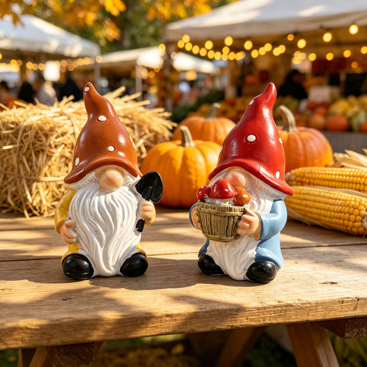 Whimsical Garden Gnome Figurine