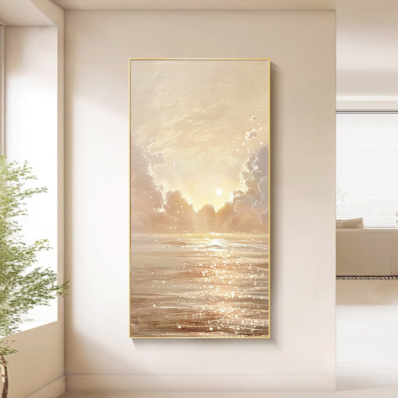 Elegant Coastal Sunset Wall Art