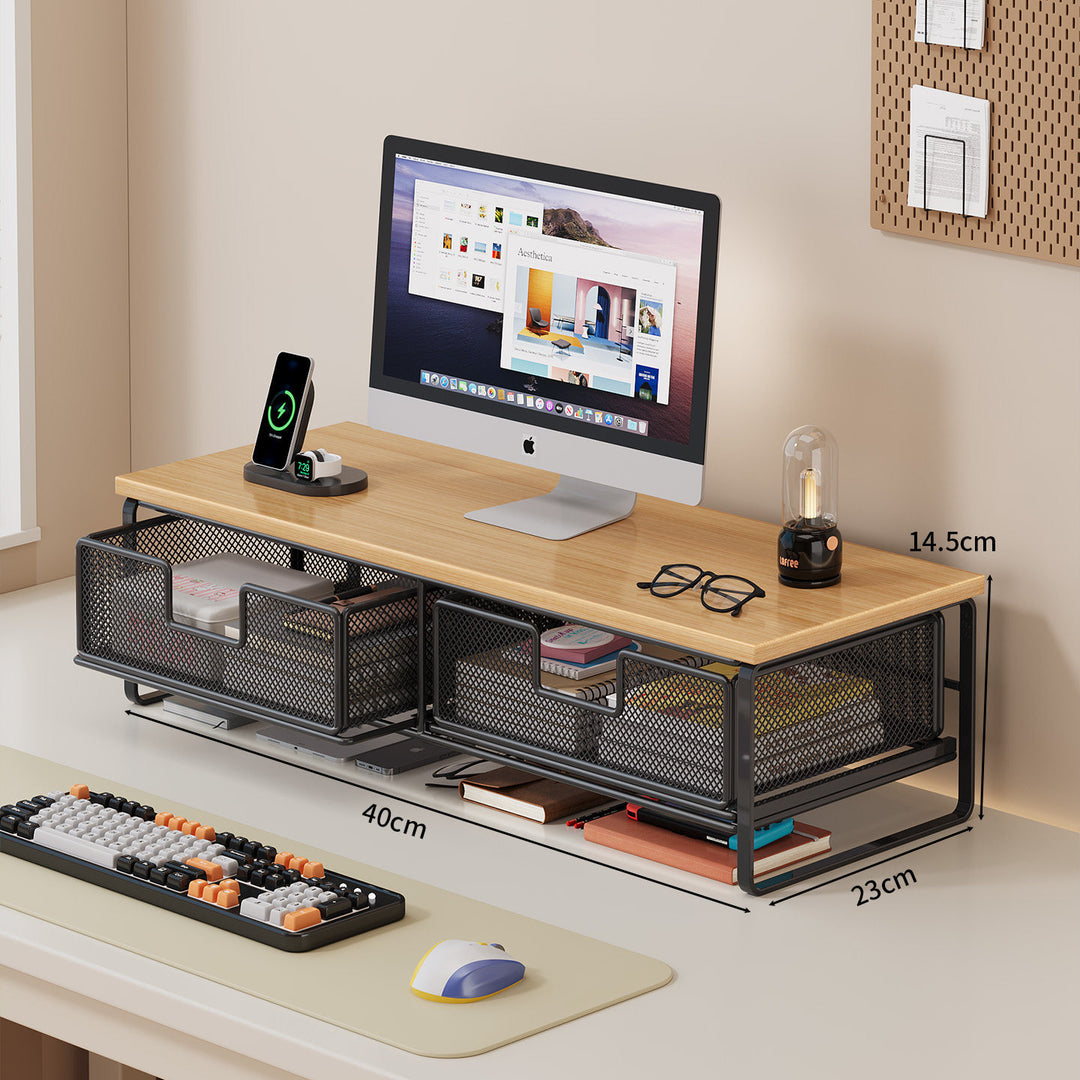 Multi-Functional Wire Mesh Desktop Organizer