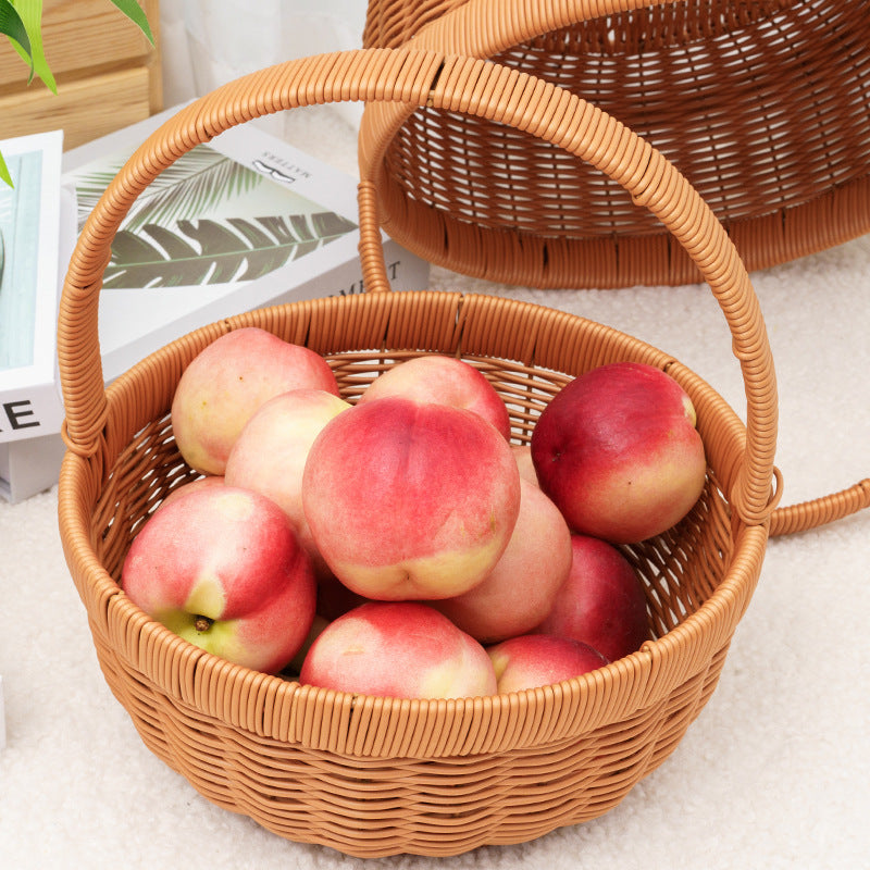 Stylish Woven Storage Basket with Lid