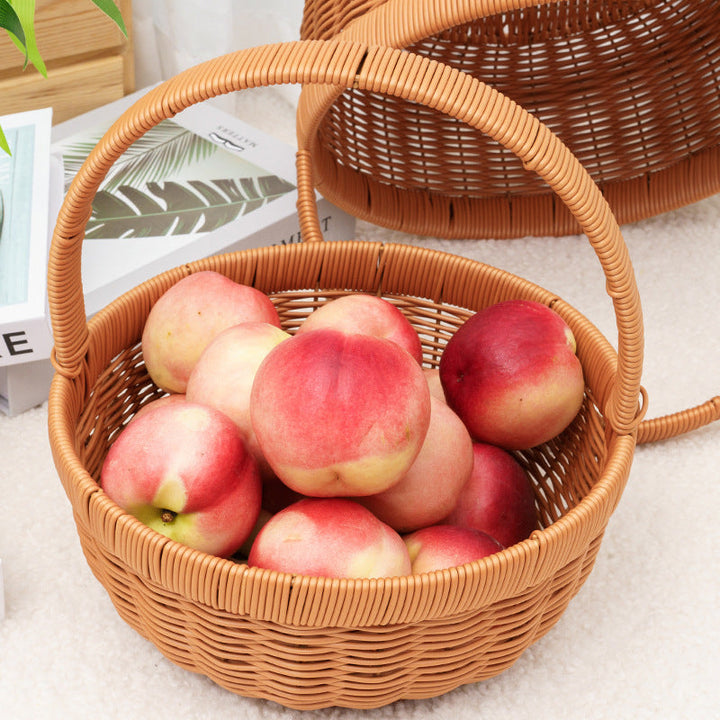 Stylish Woven Storage Basket with Lid