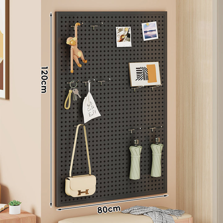 S-Shaped Offset Pegboard Utility Hooks with Support Post