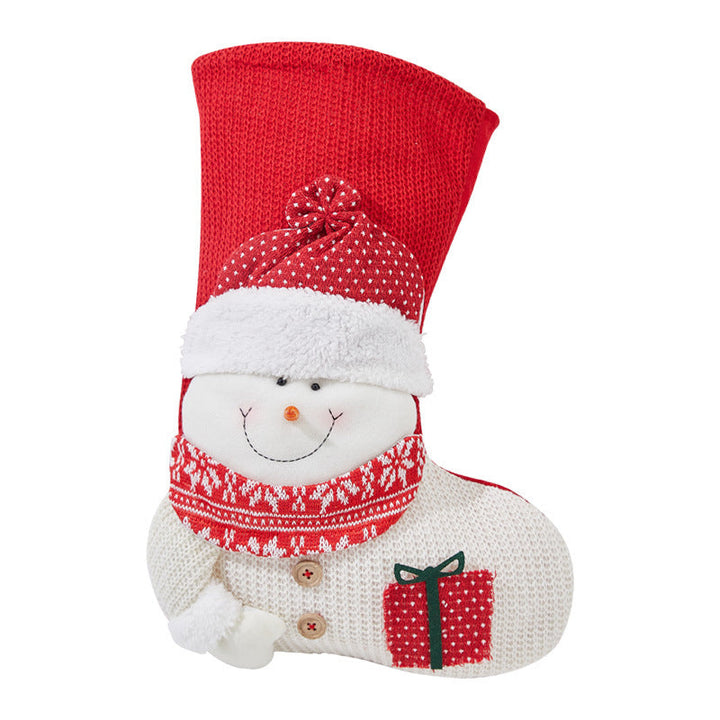 Festive Christmas stocking with nostalgic design