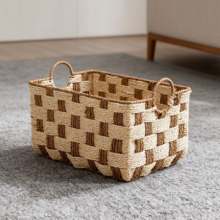 Handwoven storage basket