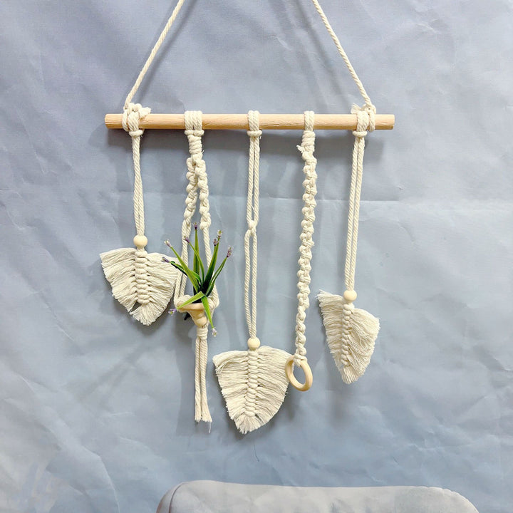 Decorative Macrame Leaf Wall Hanging