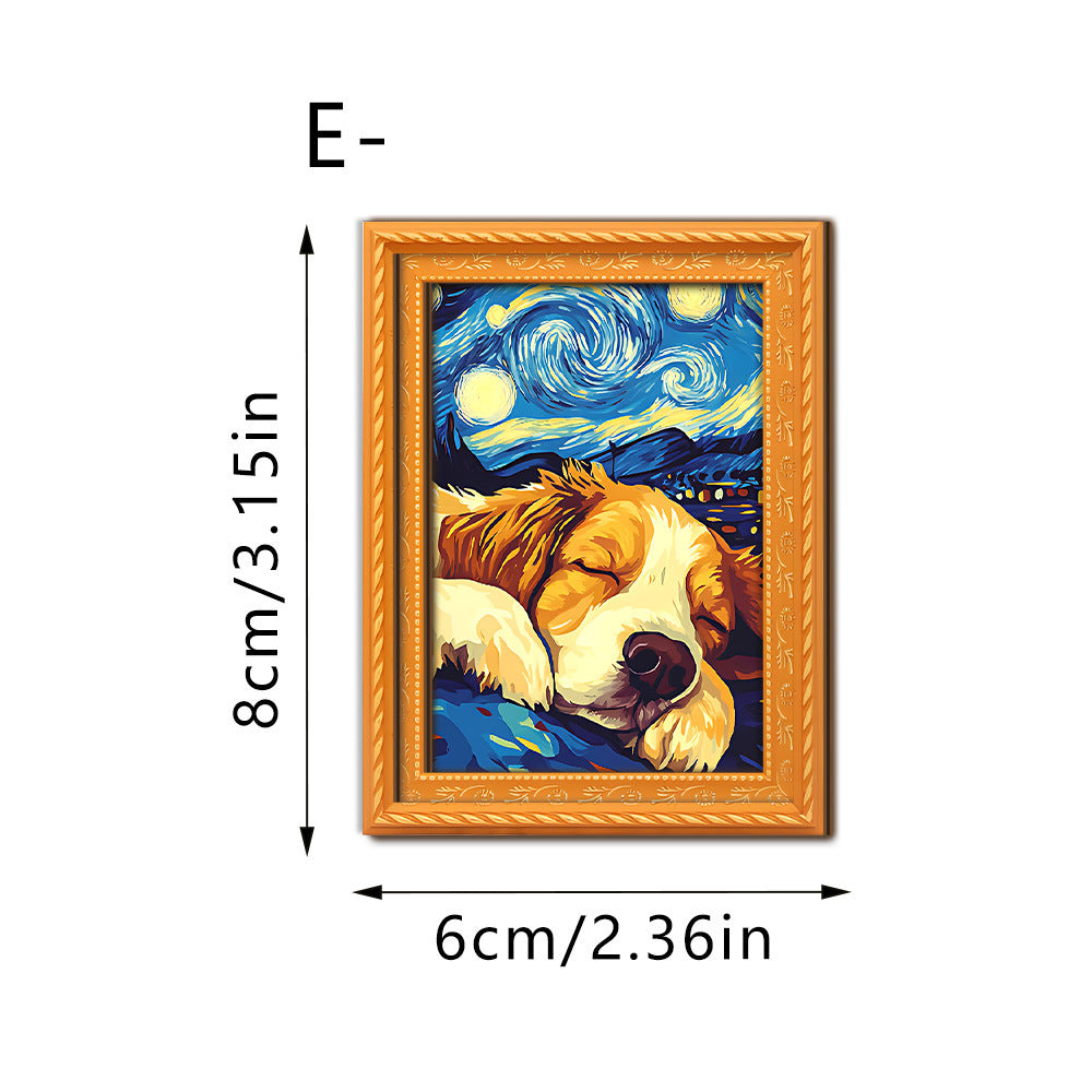 Decorative cat art with futuristic design
