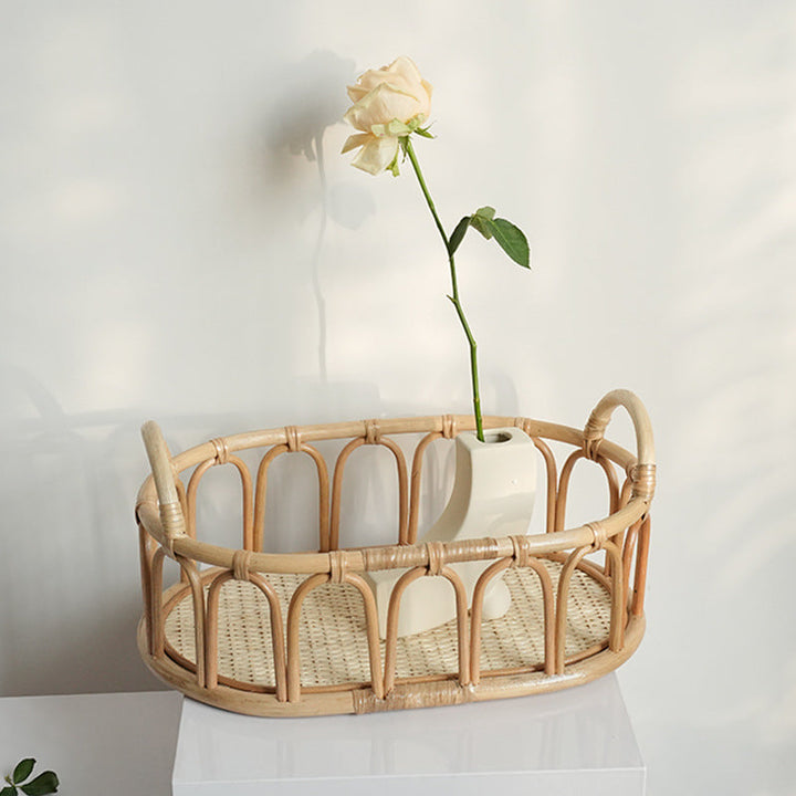 Handwoven decorative basket