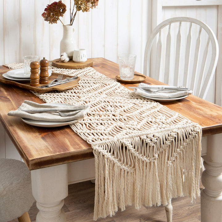 Macrame Table Runner