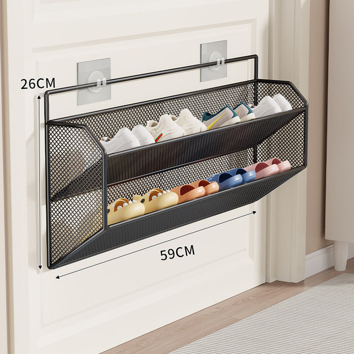 Over-Door Mesh Shoe Rack