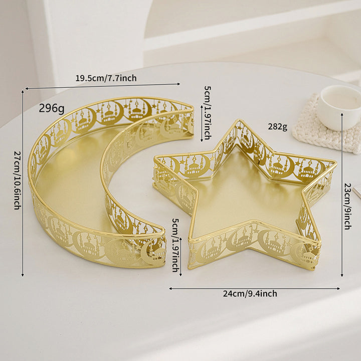 Elegant metal candle holder