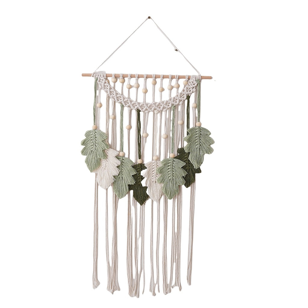 Bohemian Macramé Leaf Wall Hanging