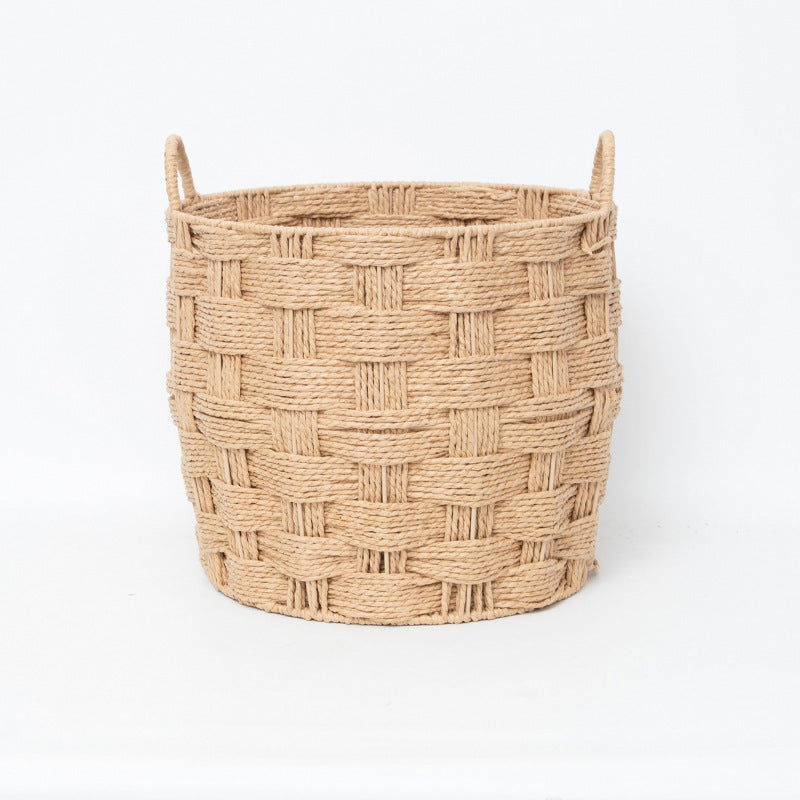 High-quality and decorative storage basket with braided structure