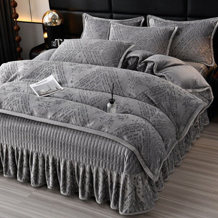 Luxurious Plush Velvet Comforter Set