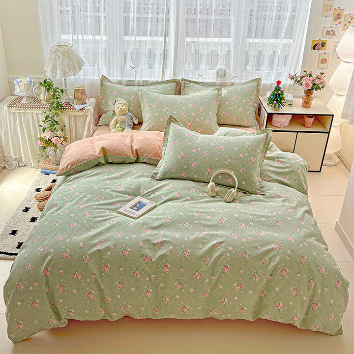Decorative Floral Pattern Bedspread Avarnia